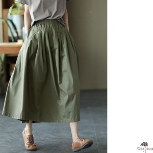 タック入り Aラインスカート M 3col 11348