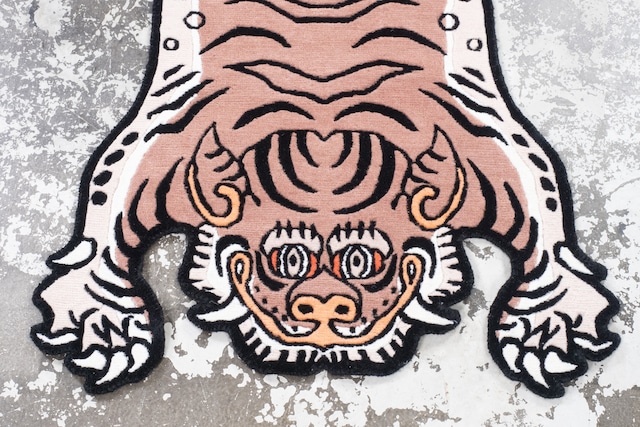 Tibetan Tiger Rug 《Sサイズ•ウール・オリジナル2・ココアブラウン257》チベタンタイガーラグ