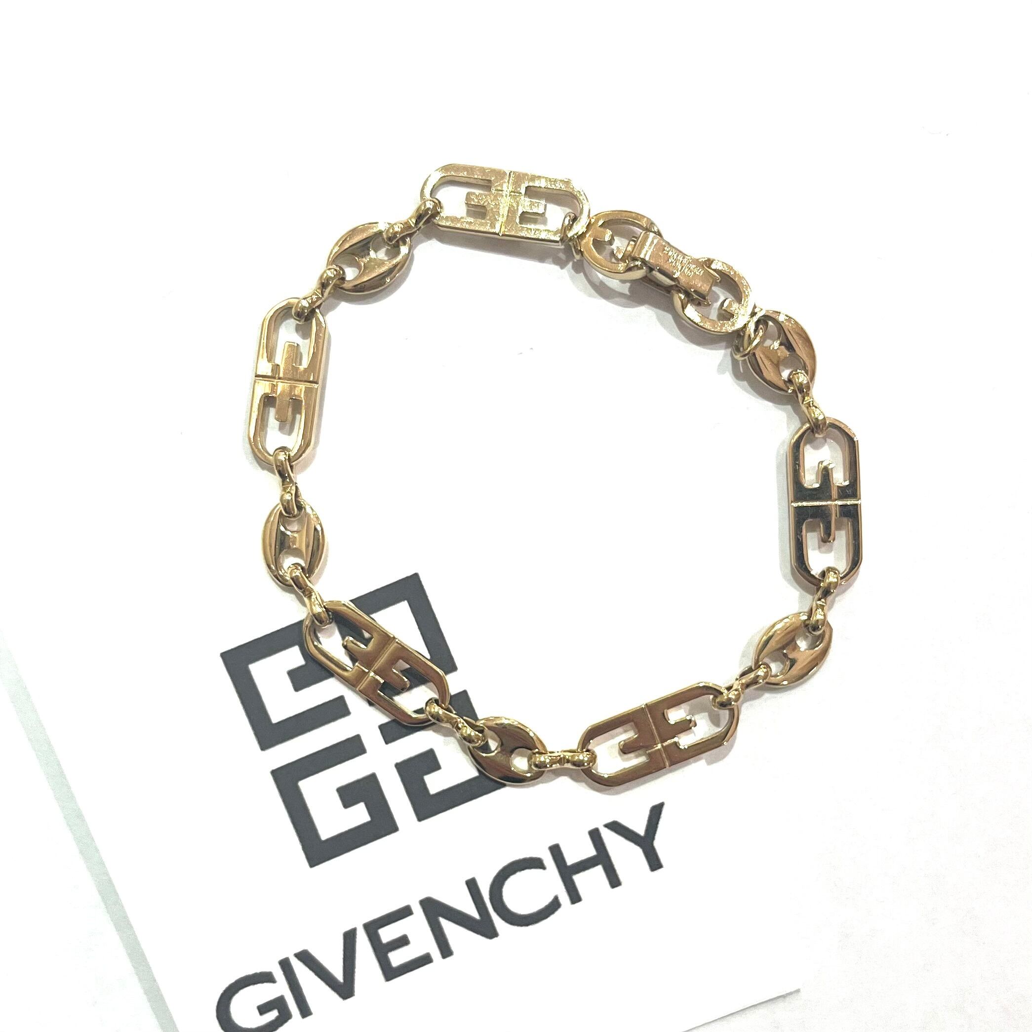 GIVENCHY メンズ ブレスレット GIVENCHY 】ヴィンテージ 2125 ジバンシィ ロゴモチーフ ブレスレット