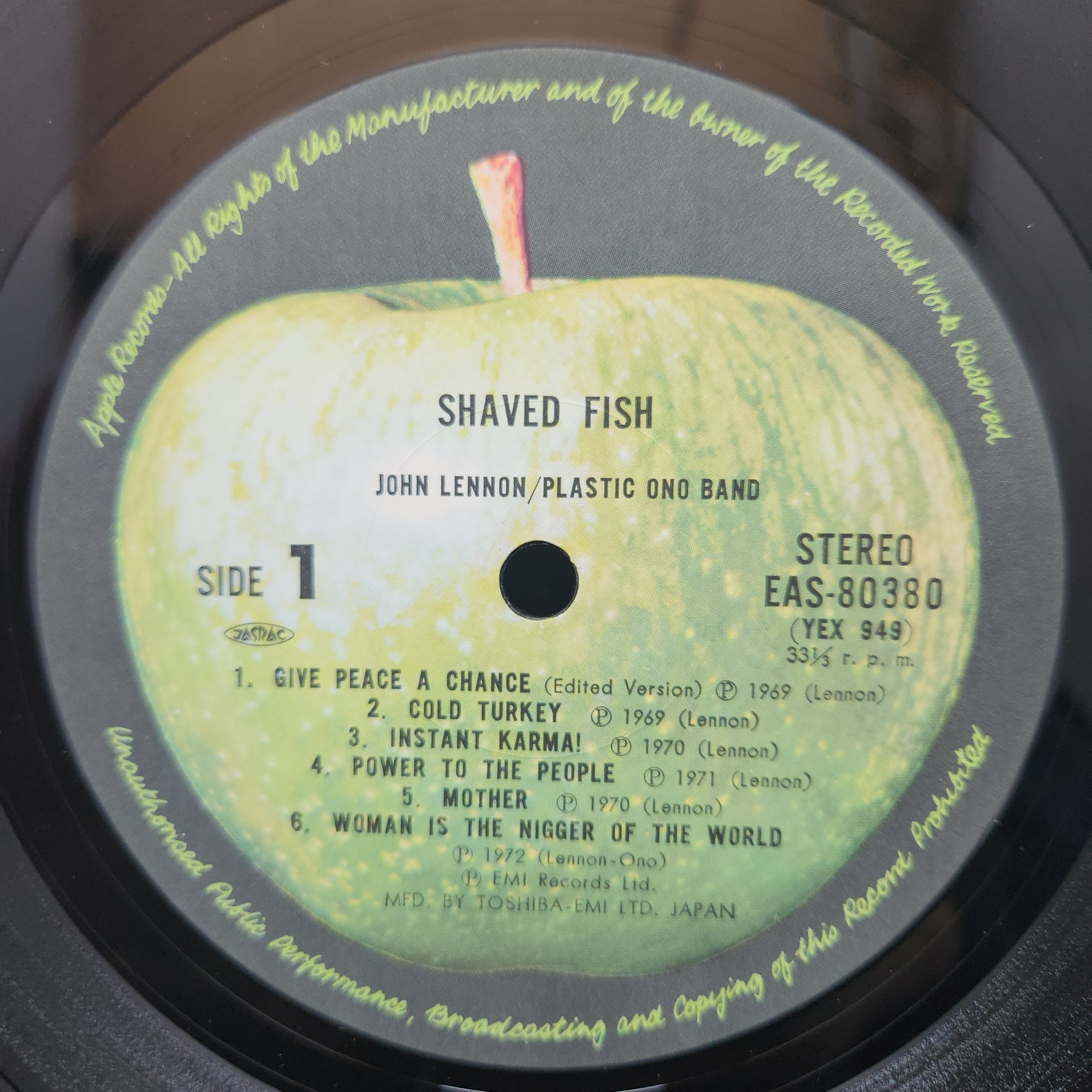 John Lennon, The Plastic Ono Band / Shaved Fish [EAS-80380] - 画像3
