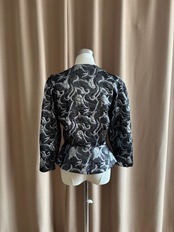 MADE IN U.K silver glitter shirt jacket-4654-5