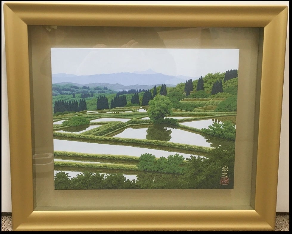 棚田静寂 | Gallery Enatsu 江夏画廊 | ハートウォーミングな絵画と