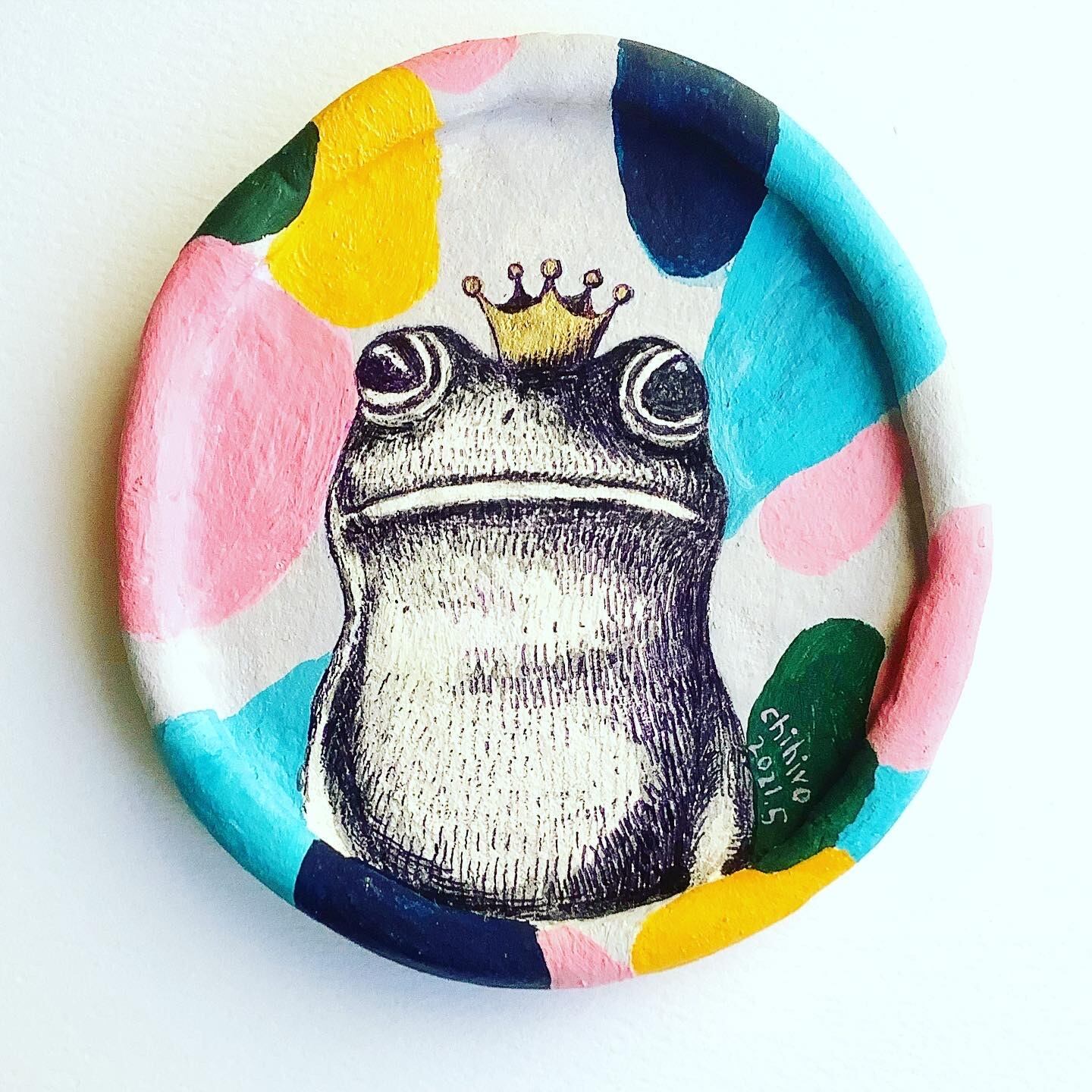 【希少・1点物】ばっどがーる 生原画② カエルの王子様】シリーズ｛ポップ｝原画 | chihiro online shop