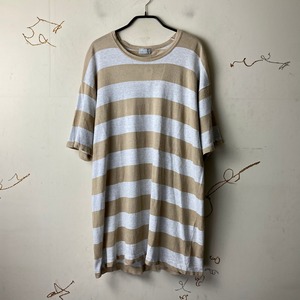 AD1997 COMME des GARCONS HOMME cotton×linen border cut and sewn