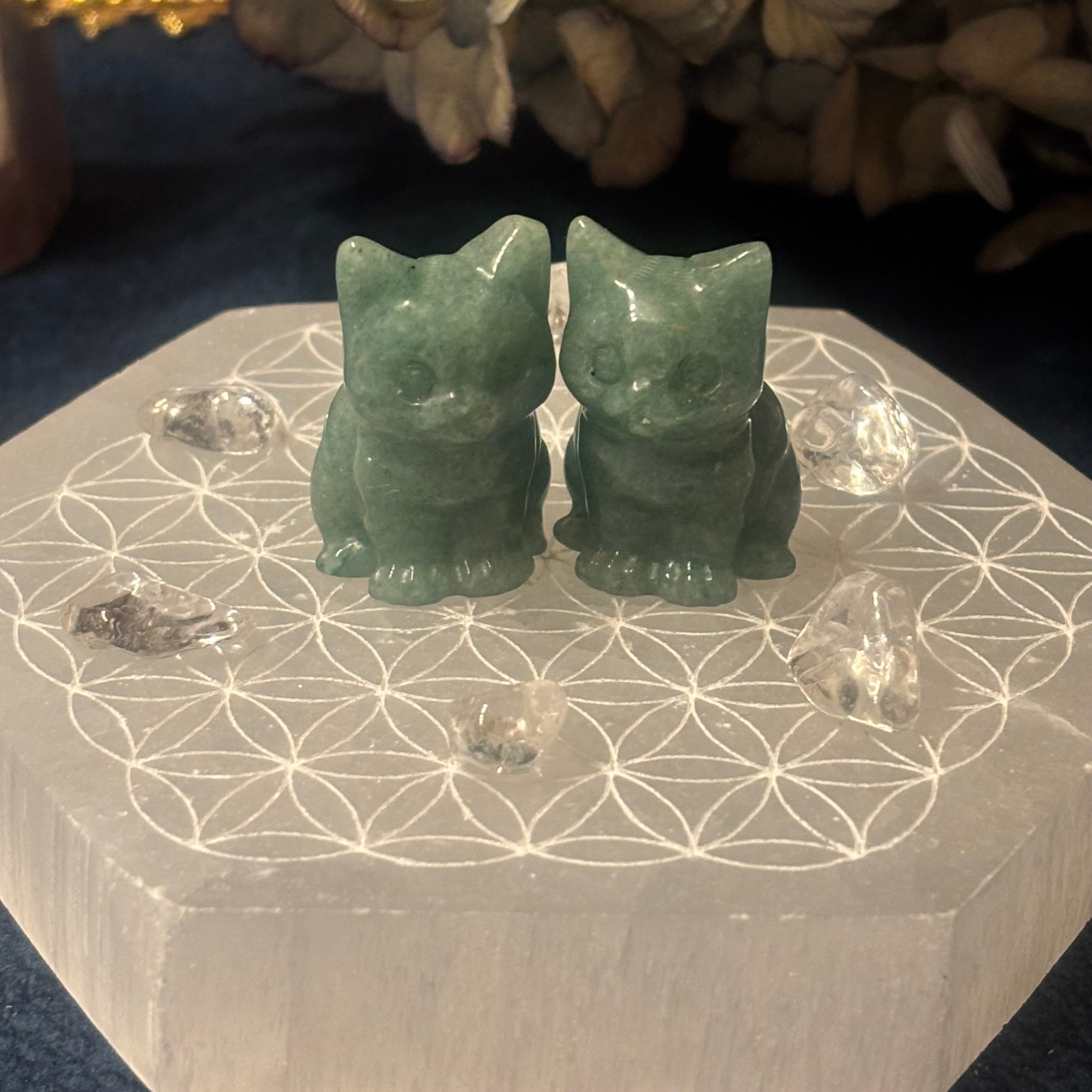 双子の守り神《グリーンアベンチュリン》