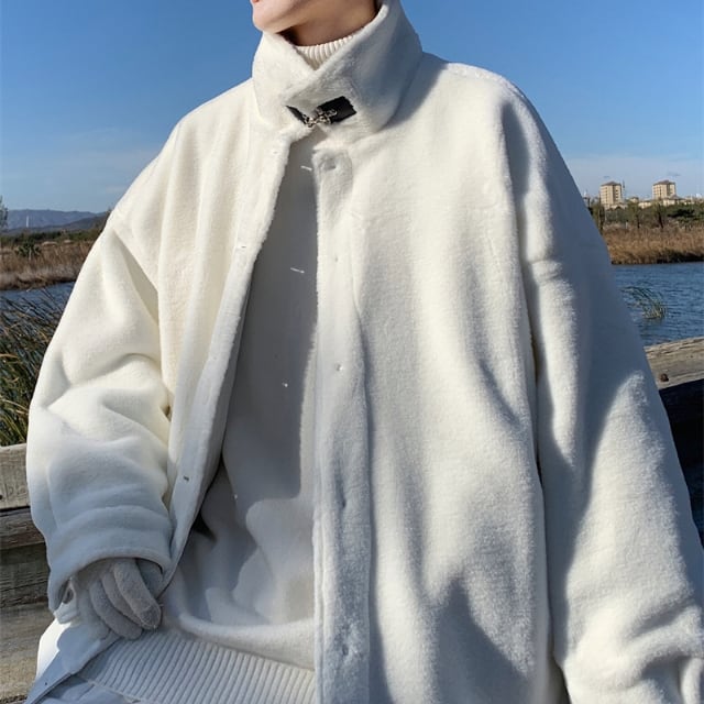 予約販売】レザージャケット アウター リバーシブル ショート丈 裏ボア