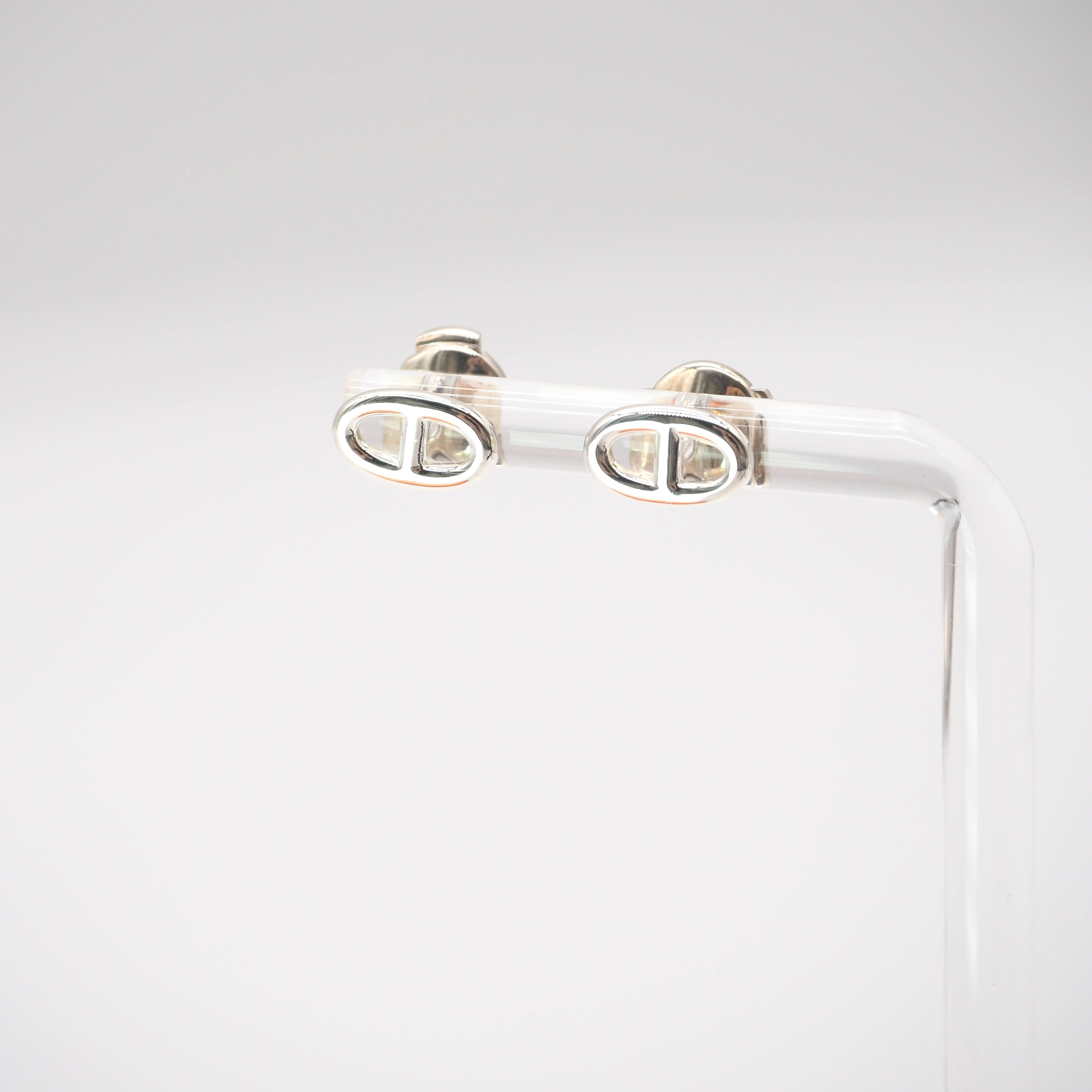 付属品付き】HERMES シェーヌダンクル ピアス シルバー925 エルメス