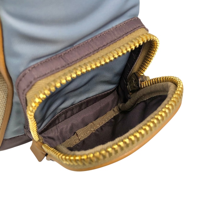PRADA プラダ トートバッグ ベージュ ブルー トライアングルロゴ キャンバス マルチポケット vintage ヴィンテージ オールド fkki3a
