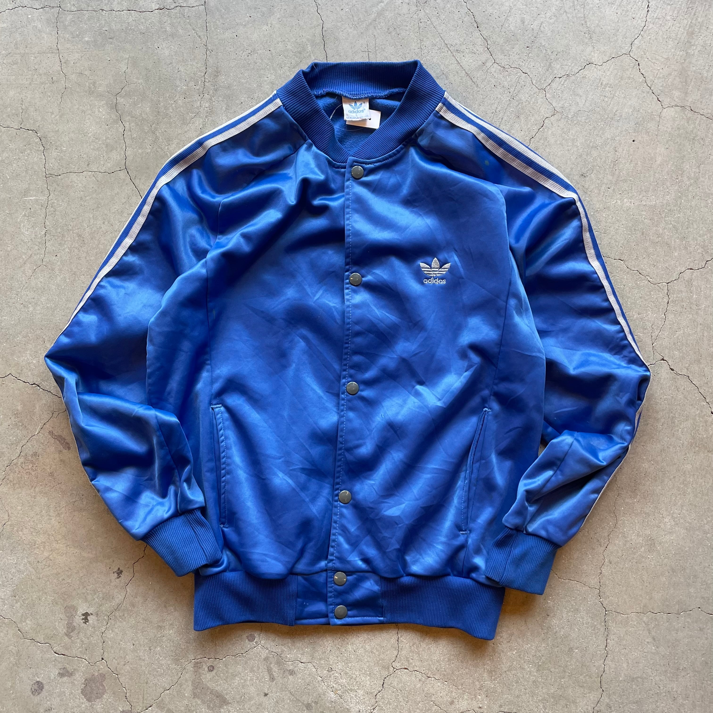 80s adidas track jacket col Blue size L アディダス トラック