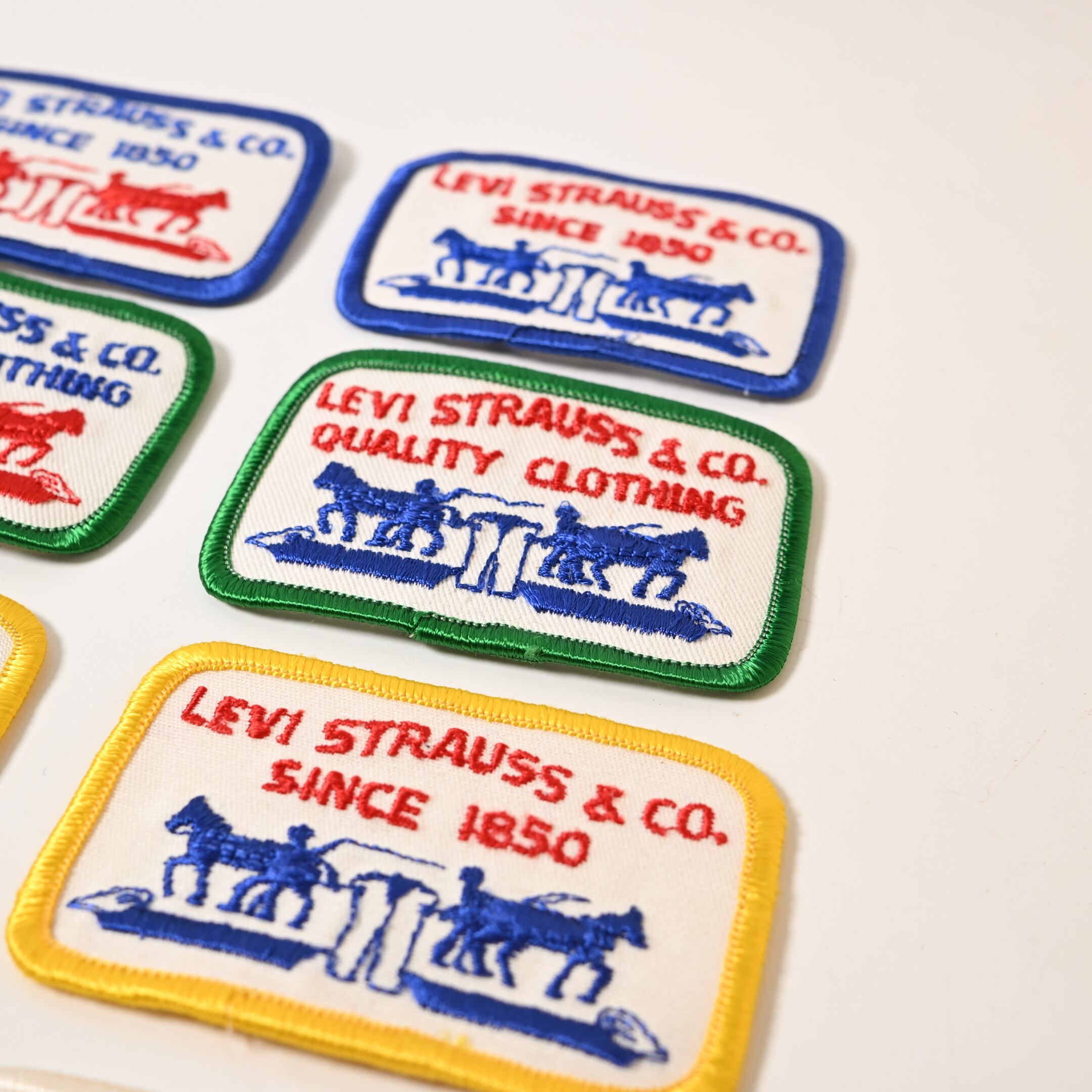 Vintage Levi's Advertising Two Horses Patch | Button Works Store