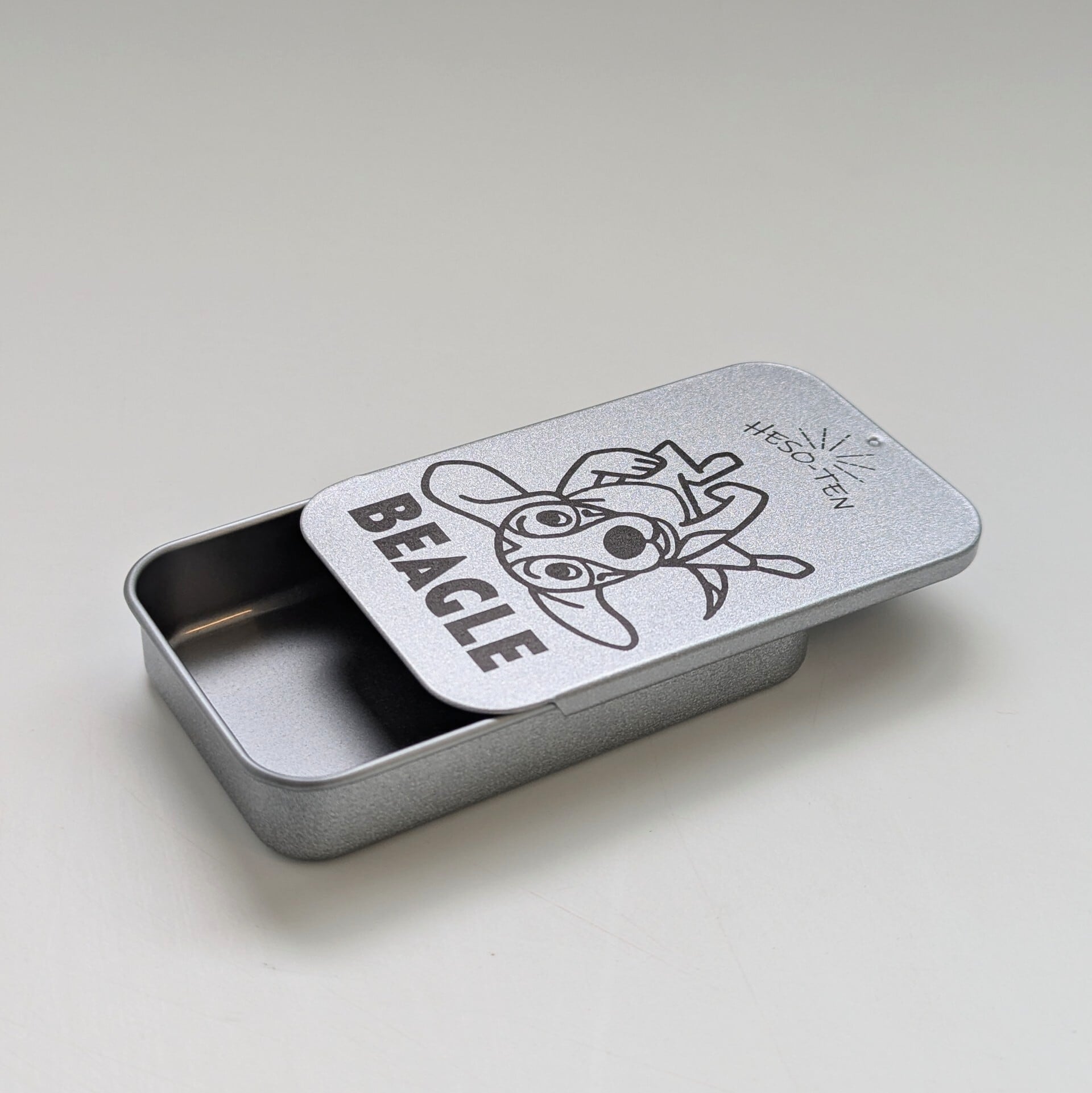 へそ天商会【スライド缶ケース】犬用おやつ｜トリーツ缶｜携帯