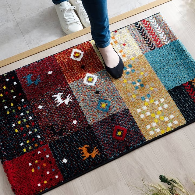 ウィルトン玄関マット フォリア 60×90cm