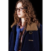 【暖かさUP】ストリート ラペル ムートンコート 中綿ジャケット T1973