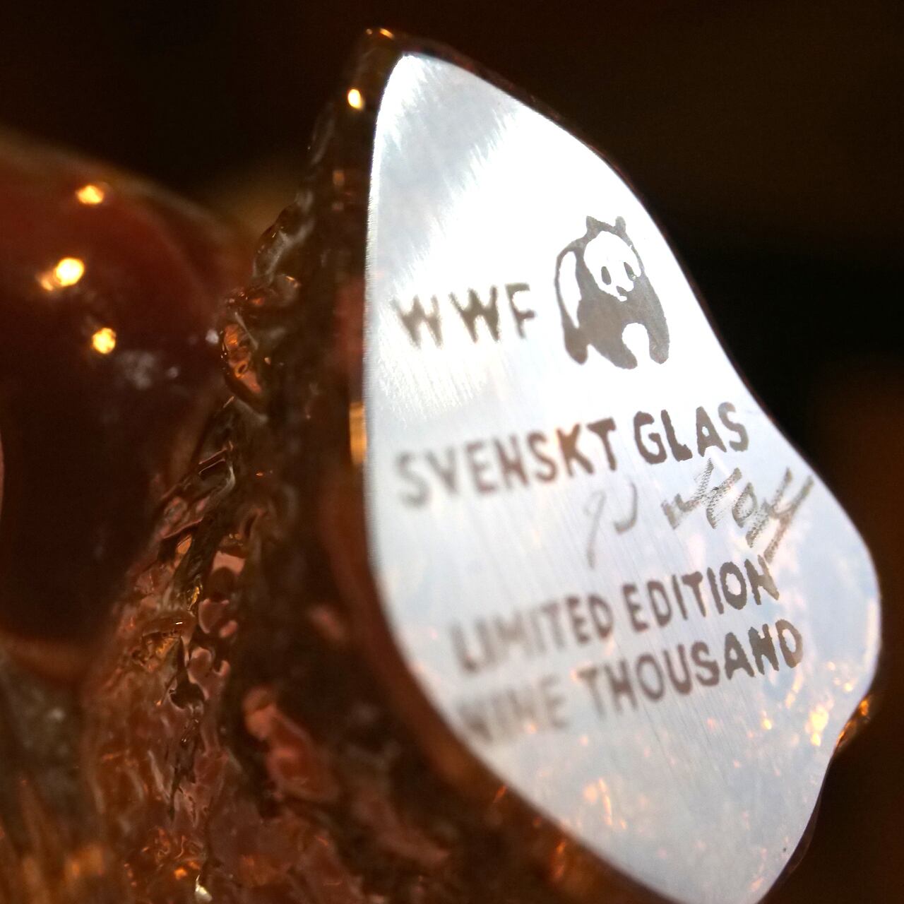 コスタボダ KOSTA BODA 鳥のオブジェB (WWF limited edition) | TORi