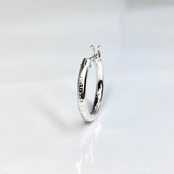 PLAIN HOOP raised by wolves [LARGE] / プレーンフープピアス レイズド バイ ウルヴス L