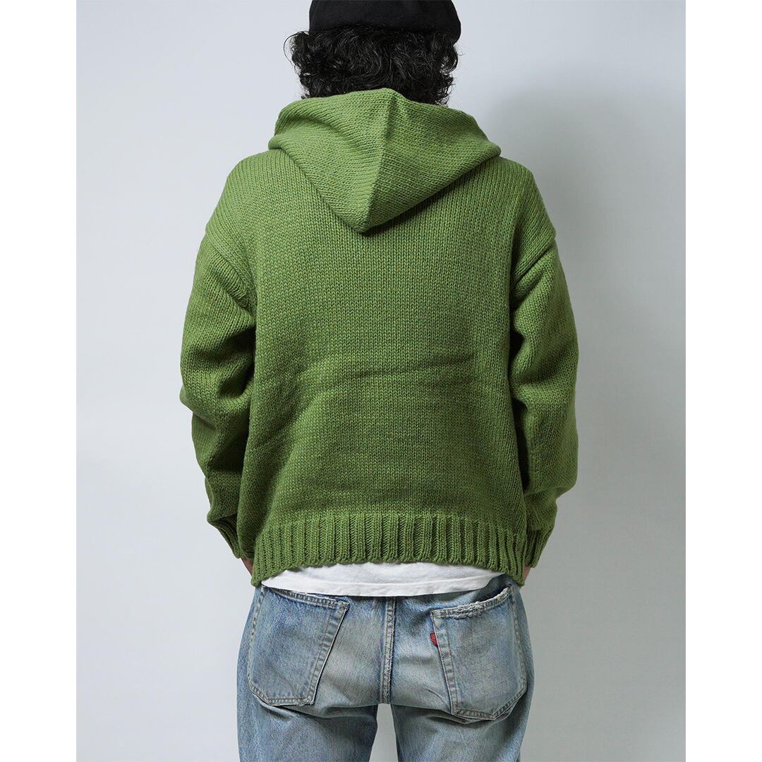 HAVE A GRATEFUL DAY / ハブアグレートフルデイ】WOOL KNIT HOODIE