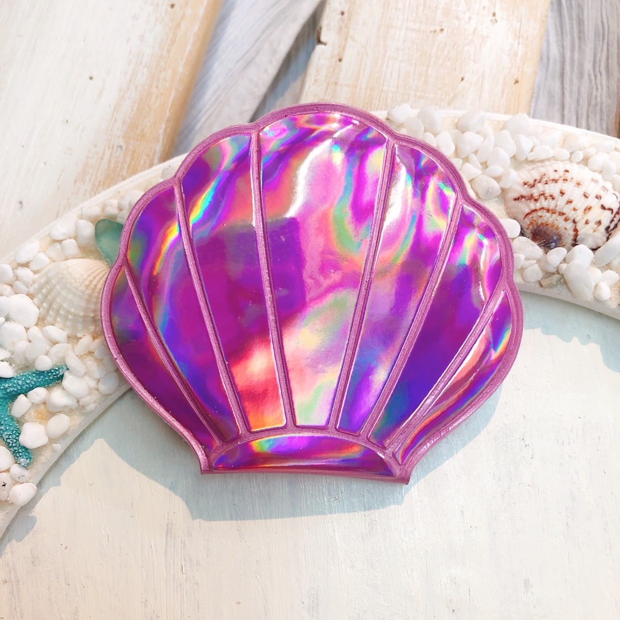 シェル型コンパクトミラー | のざき民芸