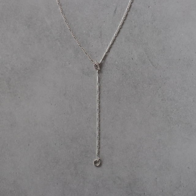 Morse lariat necklace