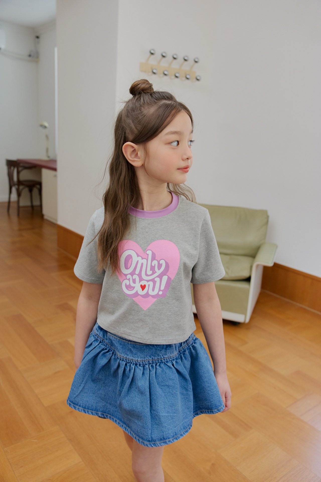 [DOREDORE] Flare denim skirt Pants (13/15) / [도레도레] 플레어청치마바지 (13/15)