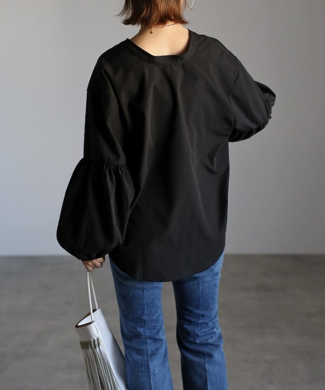 前後2WAYパフギャザーブラウス