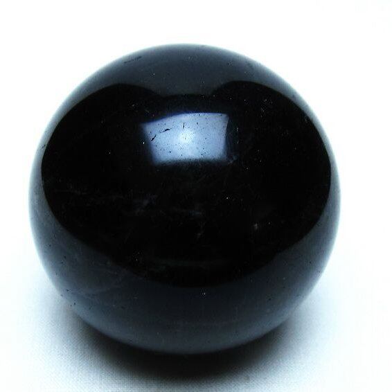 モリオン 黒水晶 丸玉 57mm 一点物 151-9536