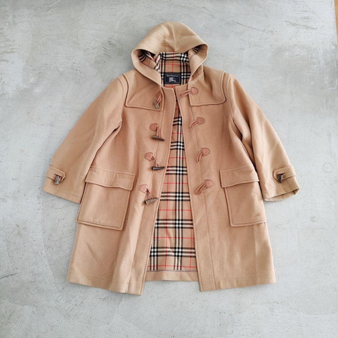 BURBERRY メンズ ダッフルコート ノバチェック カシミア L