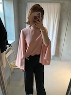 hue DAY TO EVENING CAPE BLOUSE ケープブラウス