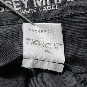 ISSEY MIYAKE WHITE LABEL crepe wool slacks