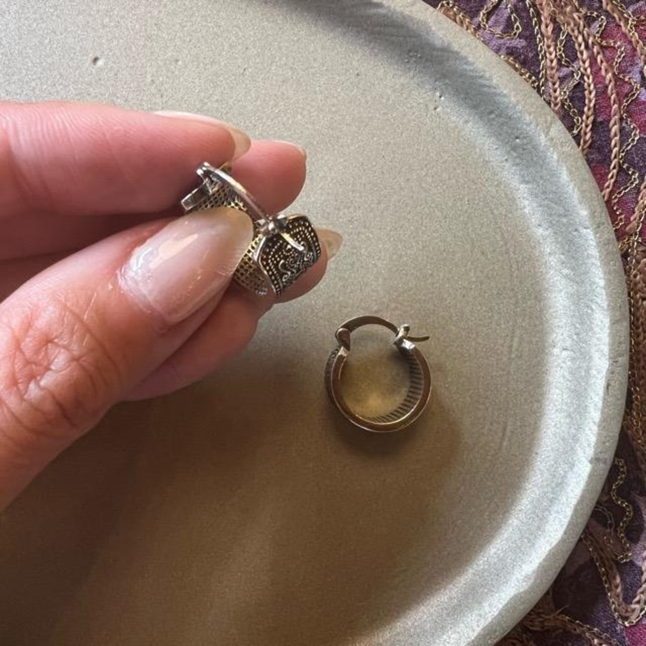 TOPANGA Jewelry 　Antique　Arabesque Earrings　アンティークアラベスクピアス　ピアス　ギフト　プレゼント　ジュエリー　イヤリング　