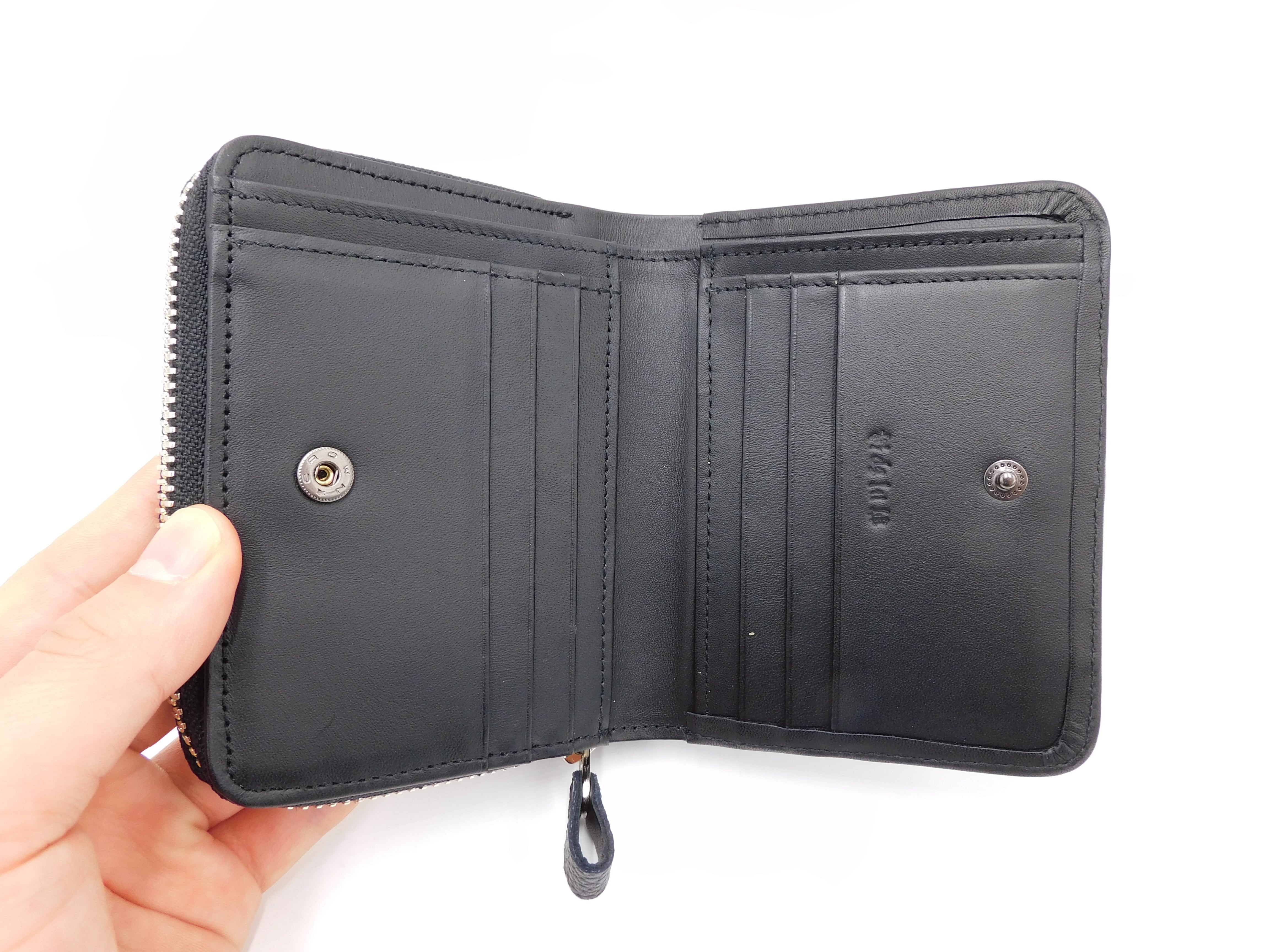 パッチワーク印傳 ラウンド札入 マルチカラー | 浅草前川印傳｜公式