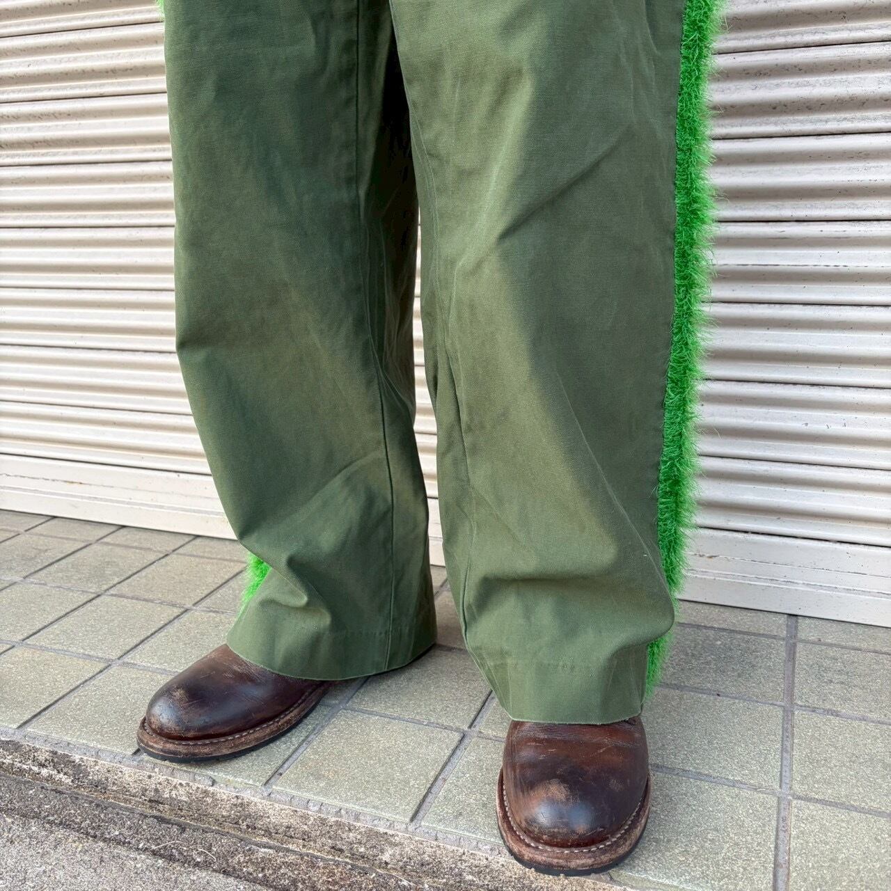 70s スウェーデン軍 実物 ユーティリティパンツ カーキ Size C48 スウェーデン軍 ユーティリティ トラウザー パンツ C48サイズ (Dead