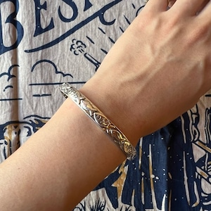 TOPANGA Jewelry　Silver Fish Bangle　シルバーフィッシュバングル　ブレスレット　シルバーバングル　フィッシュ　魚　バングル