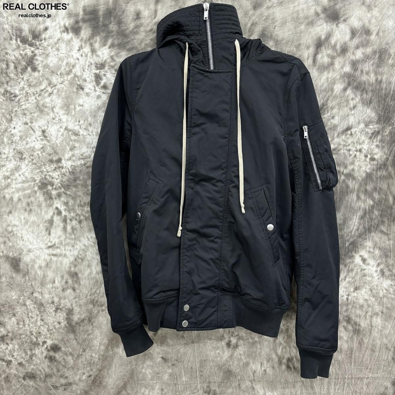 Rick Owens DRKSHDW/リックオウエンス ダークシャドウ HOODED BOMBER  