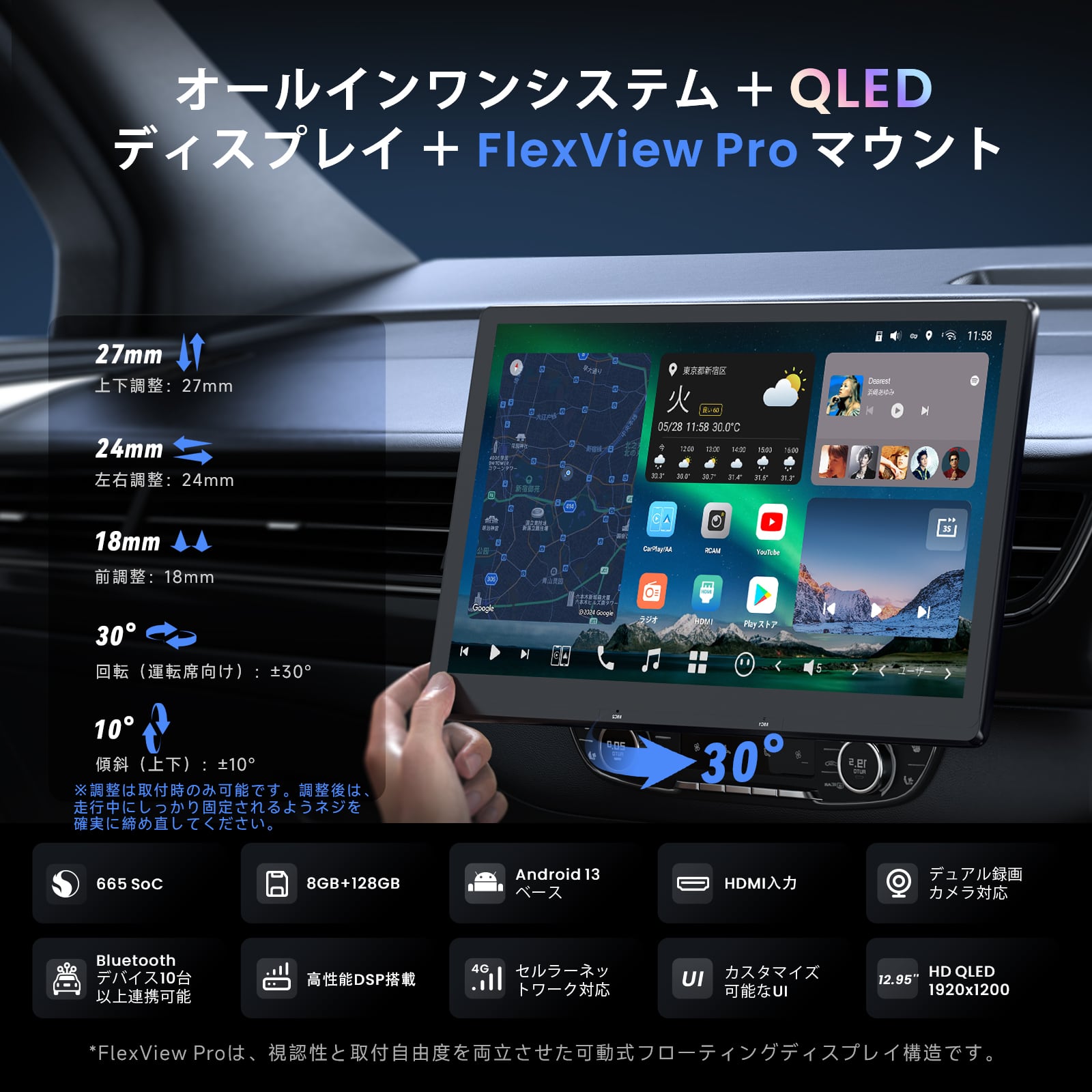X10G129E】オンライン限定！お得な出張取付費込み 12.9インチ 8G+128G