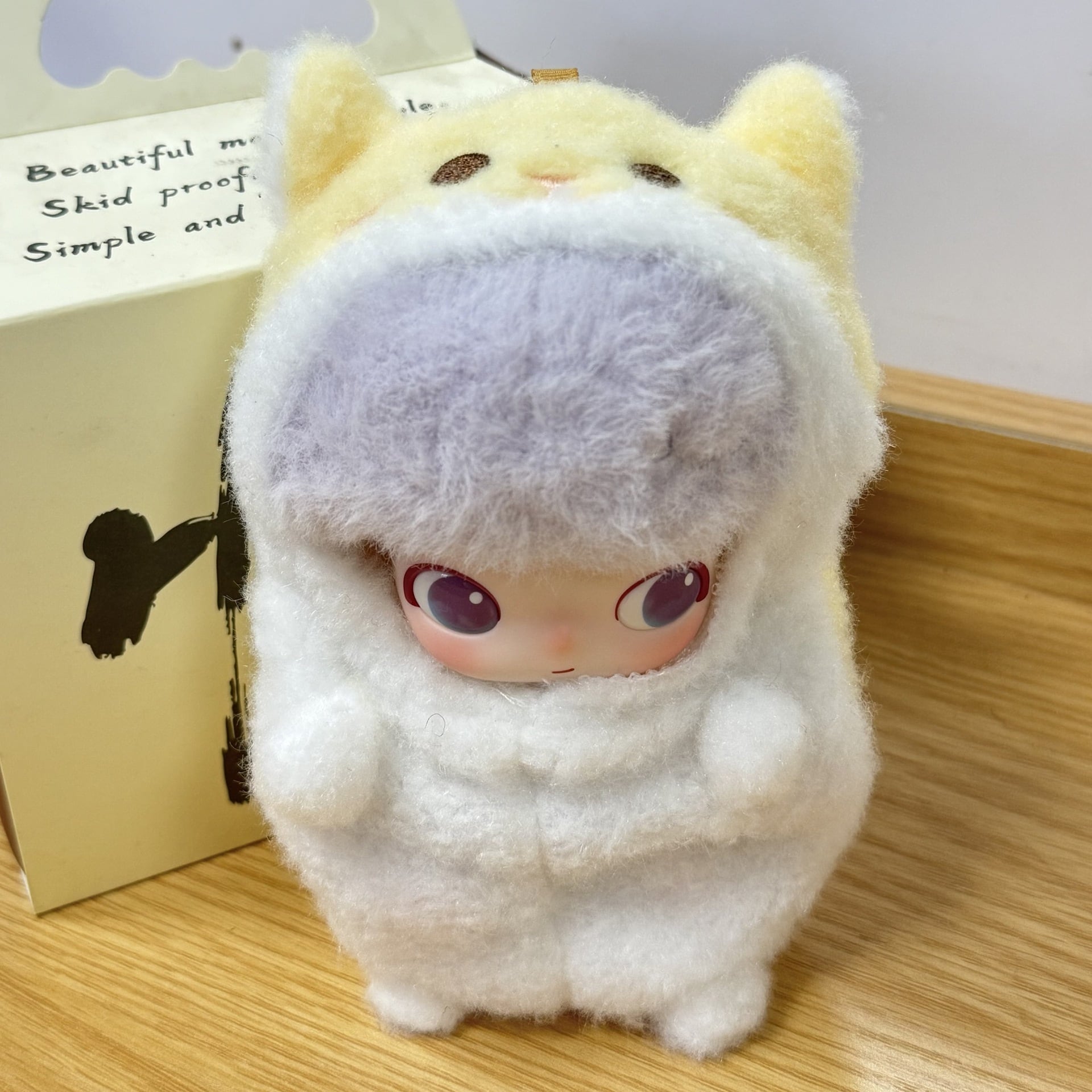 10cm/Dimooぬいぐるみ用 ハムスター フード付きロンパース ふわふわ
