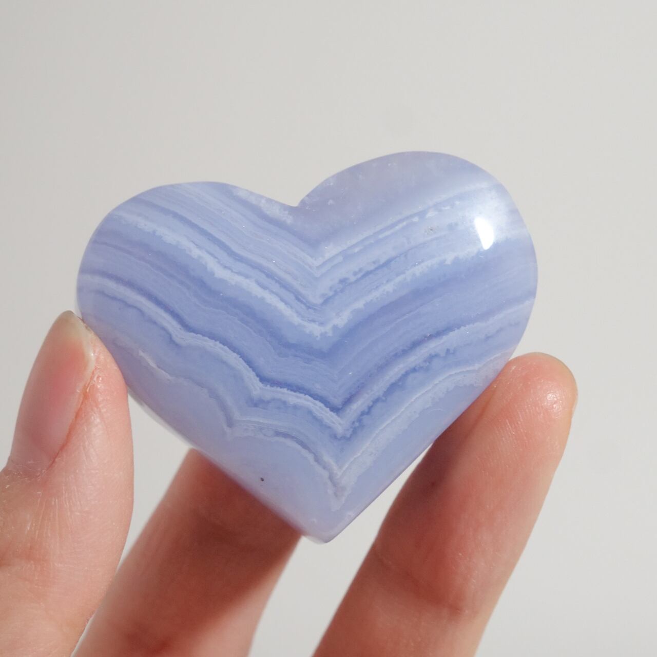 アゲートハートB ブルーレースアゲート / ハート | ariife.公式オンラインショップ