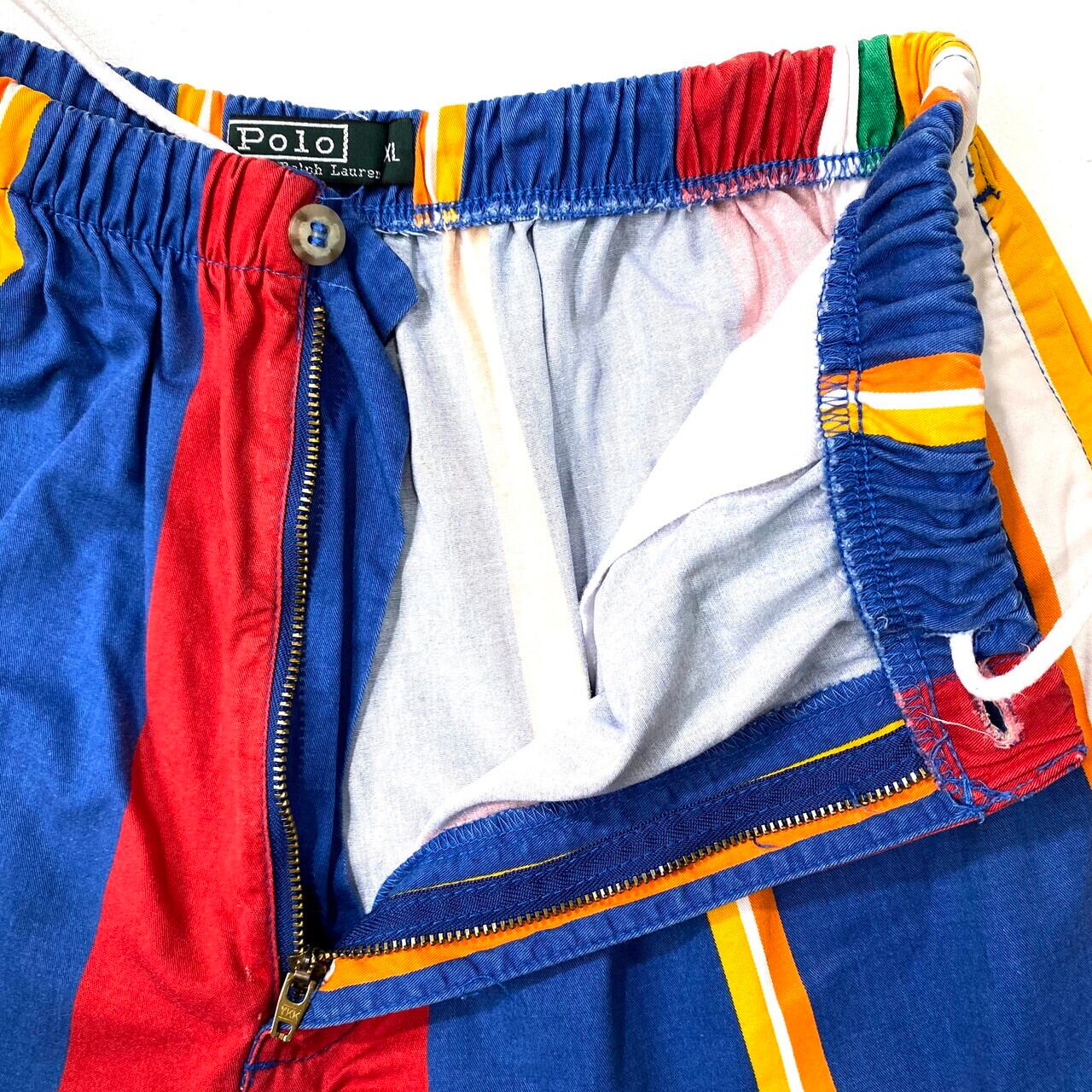 80〜90年代 Lauren Ralph Lauren ラルフローレン ストライプ ショート