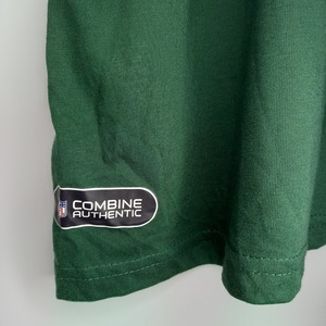 ニューエラ　クルーネック　フットボールTシャツ　パッカーズ　ビッグロゴ　緑