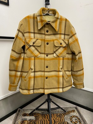 70sMcgregor Wool Check Mackinaw Jacket/L