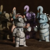 DWARF BOXER with removable helmet グレー