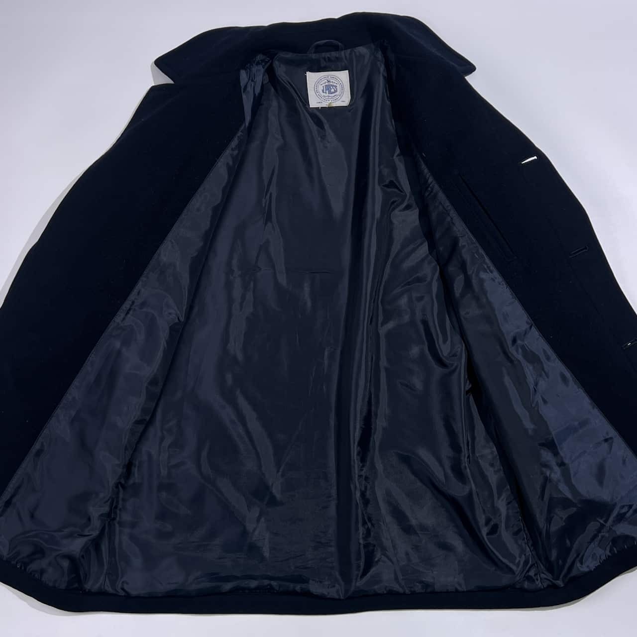 J.PRESS ジェイプレス ボタンデザイン コート M/ネイビー ブラック メンズ