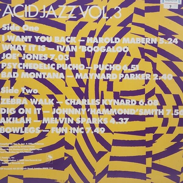 Various / Acid Jazz Vol. 3 [BGP 1025] - 画像2