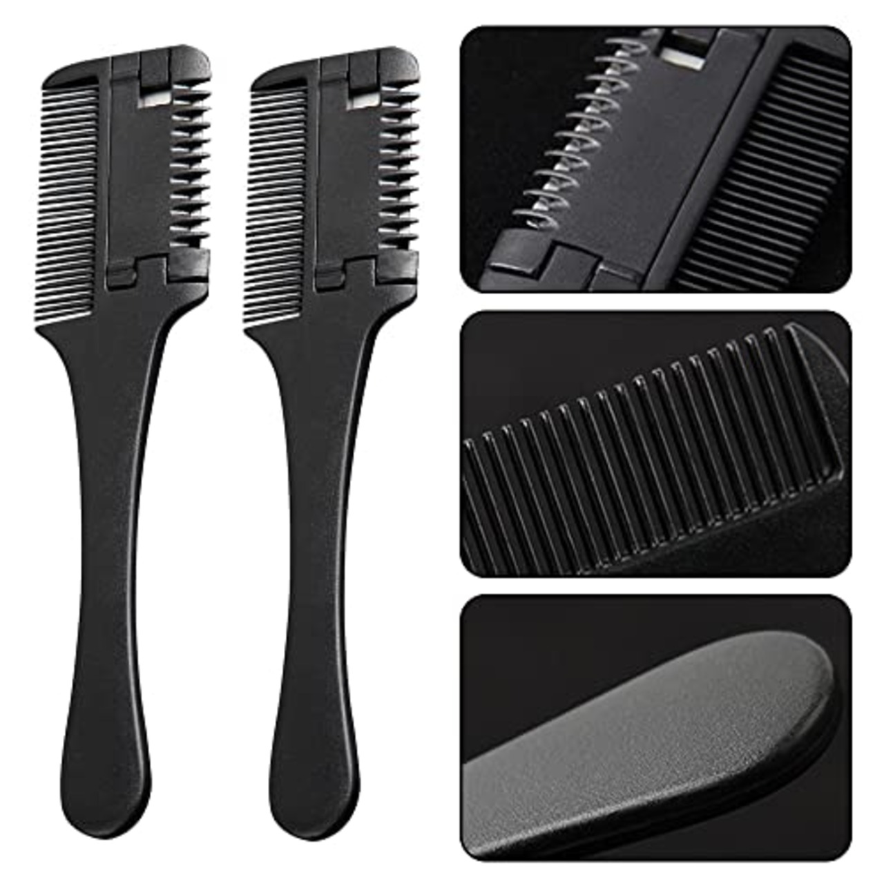 3本セット くし ヘアカッター コームシェーパー 両面 ヘアーカッター ヘアコーム サロン家庭 理容 理髪ツール ヘアスタイリング