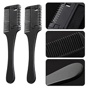 3本セット くし ヘアカッター コームシェーパー 両面 ヘアーカッター ヘアコーム サロン家庭 理容 理髪ツール ヘアスタイリング