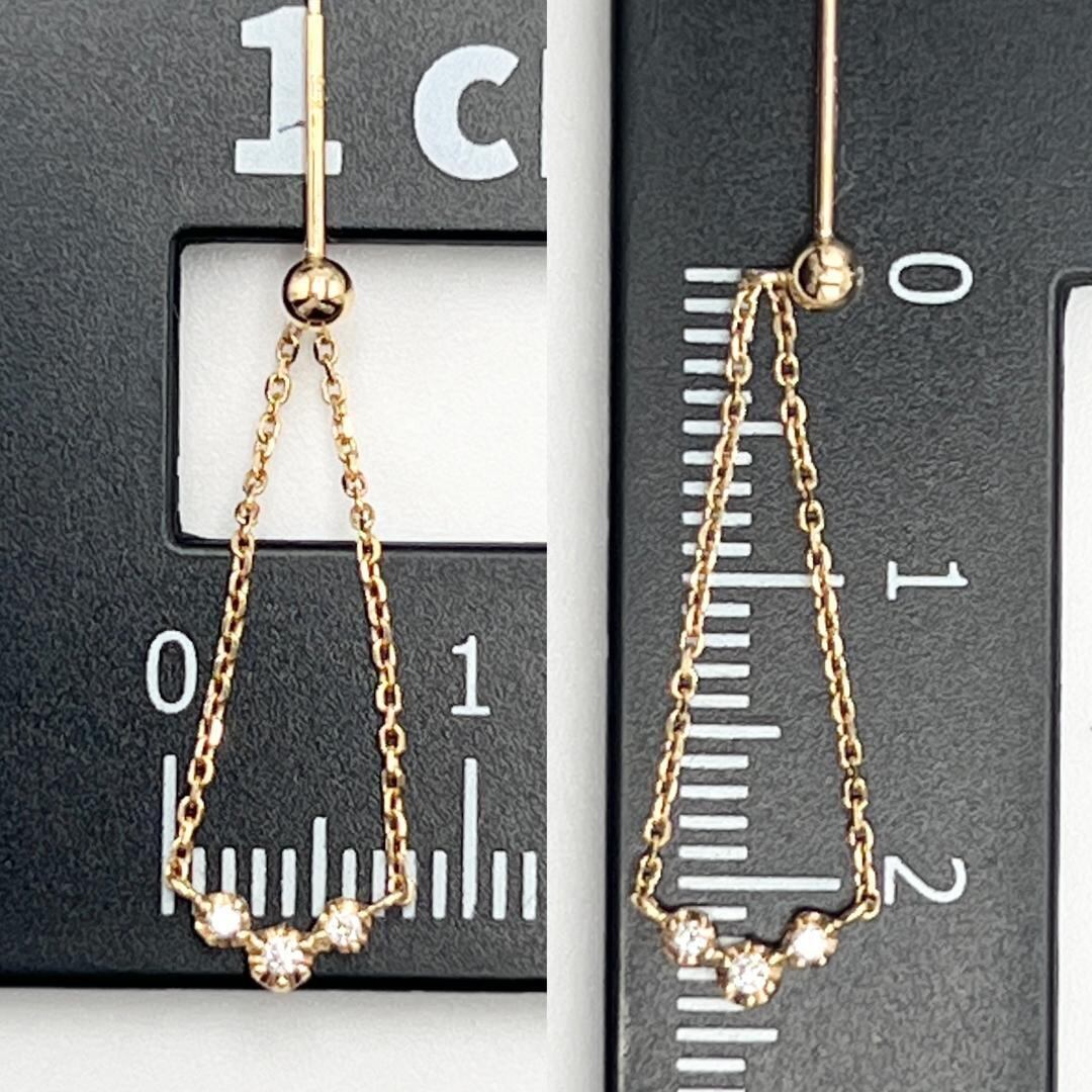 人気】ヴァンドーム青山レディースピアスダイヤモンドK18ゴールド