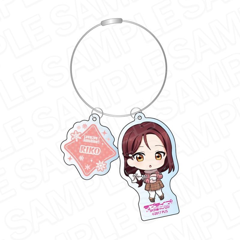 ラブライブ!サンシャイン!! ワイヤーキーホルダー 桜内梨子 冬遊び デフォルメ ver
