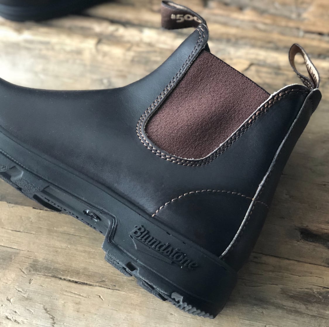BLUNDSTONE サイドゴアブーツ500 Stout Brown(茶色) クラシックモデル