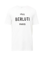 BERLUTI　ロゴ コットンTシャツ　ホワイト