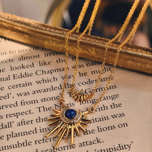 【合計5999円以上で購入可能】Lapis lazuli necklace【m1048】ラピスラズリ　ネックレス