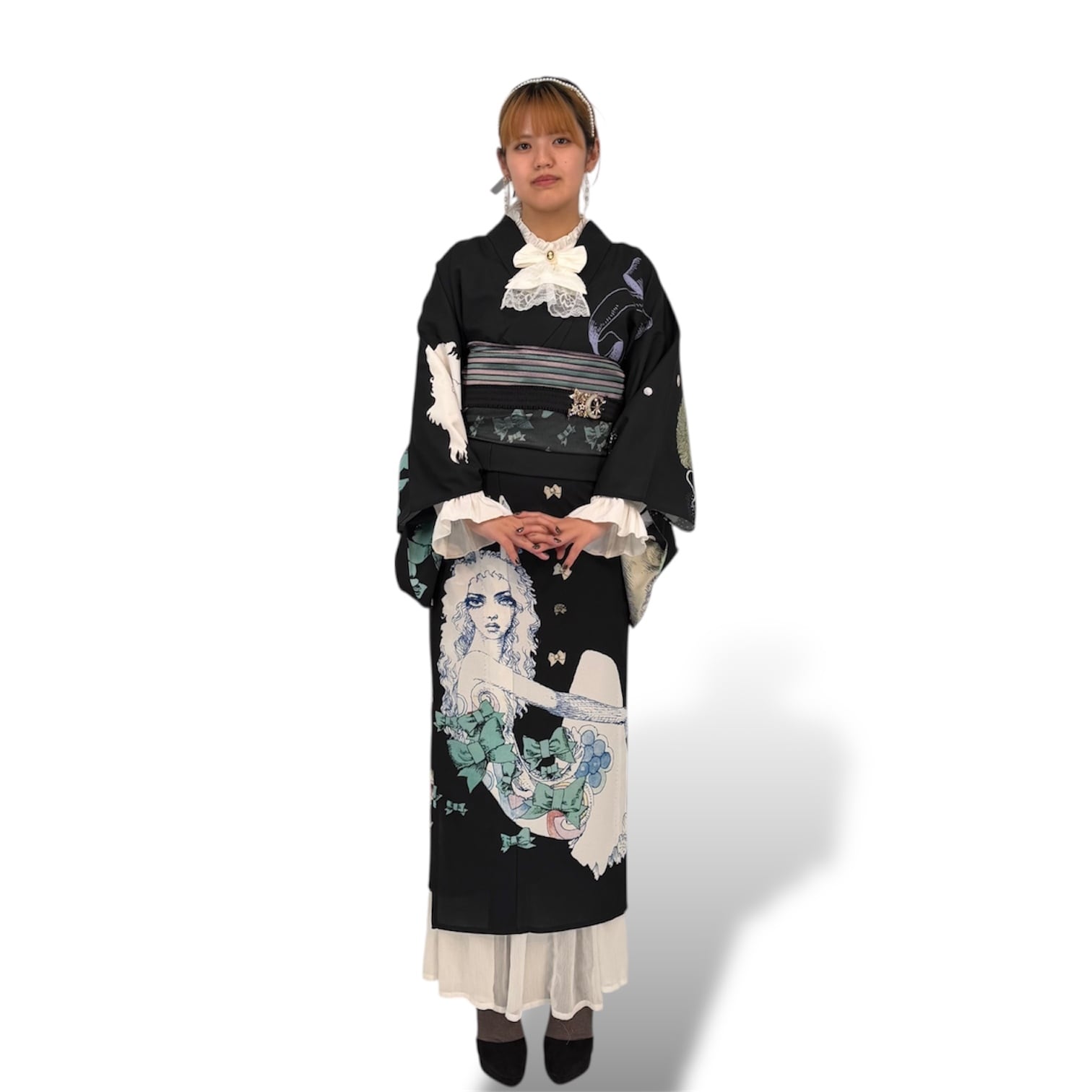 キモノグラース×KIMONOanne.×宇野亞喜良 コラボ着物 KIMONOanne.vol7